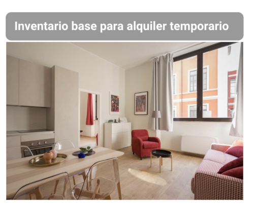 Inventario base para alquiler temporario